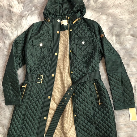 COPY - MK trench coat/rain jacket w/hidden zipped hoodie - Picture 2 of 8